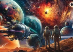 Cosmos Multicolore : Voyage dans l'Espace