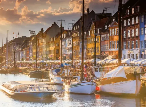 Coucher de Soleil à Copenhague