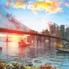 Coucher de Soleil à New York