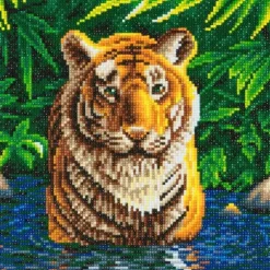 Crystal Art - Kit Broderie Diamant - Tigre