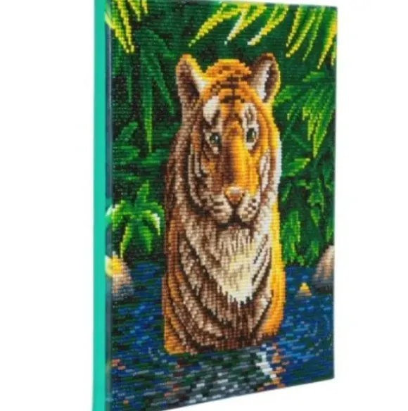 Crystal Art - Kit Broderie Diamant - Tigre