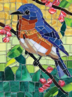 Cynthie Fisher - Stained Glass Bluebird
