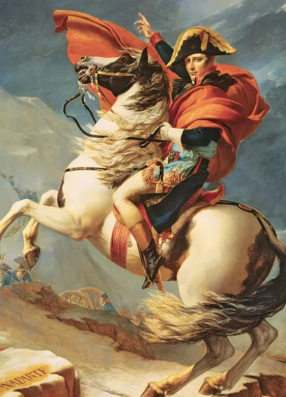 David Jacques-Louis - Bonaparte Franchissant le Grand-Saint-Bernard