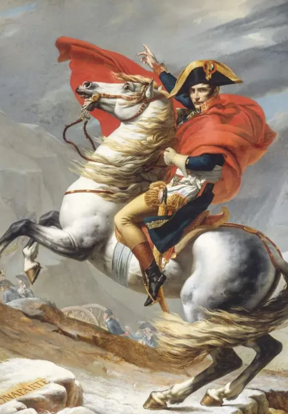David Jacques-Louis - David Jacques-Louis : Napoléon Bonaparte franchissant les Alpes