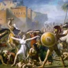 David Jacques-Louis - The Intervention of the Sabine Women