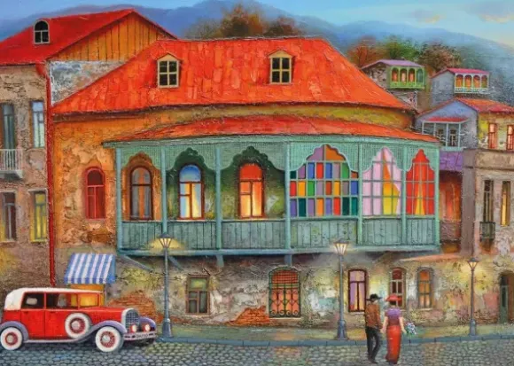 David Martiashvili - The Street of Old Tbilisi
