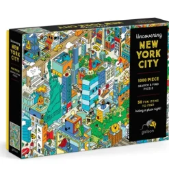 Découverte de la Ville de New York Puzzle de 1000 Pièces - à Chercher et à Trouver