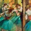 Degas Edgar - Degas - Dancers, Pink and Green, 1890