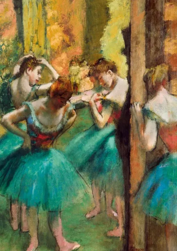 Degas Edgar - Degas - Dancers, Pink and Green, 1890