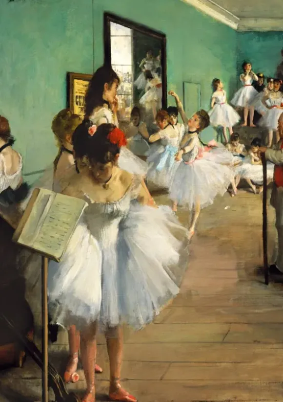 Degas Edgar - Degas - The Dance Class, 1874