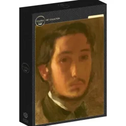 Degas Edgar - Edgar Degas : Autoportrait avec Col Blanc, 1857