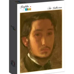Degas Edgar - Edgar Degas : Autoportrait avec Col Blanc, 1857