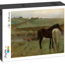 Degas Edgar - Edgar Degas : Chevaux dans un Pré, 1871