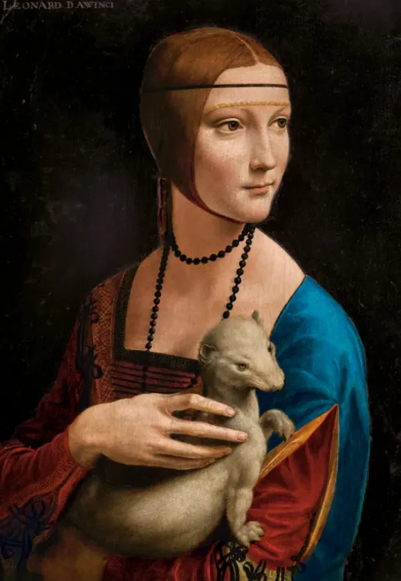 De Vinci Léonard - Art Collection - Lady with the Ermine, Leonardo da Vinci