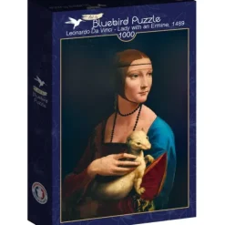 De Vinci Léonard - Leonard De Vinci - La Dame à l'Ermine, 1489