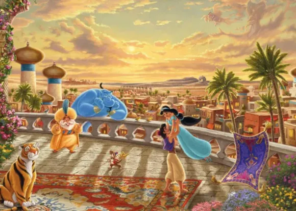 Disney - Jasmine - Danse dans le Désert au Coucher du Soleil