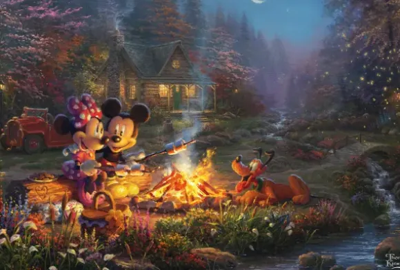 Disney - Mickey & Minnie Petite Douceur Au Feu de camp - Eco-Friendly