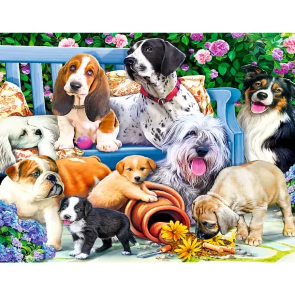 Dogs in the Garden
