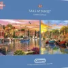 Dominic Davison - 2 Puzzles - Sails at Sunset