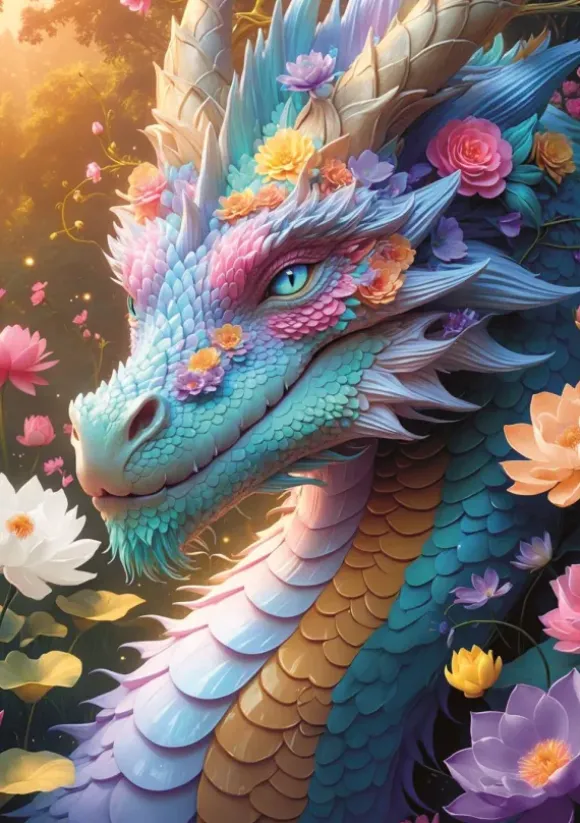Dragon Coloré