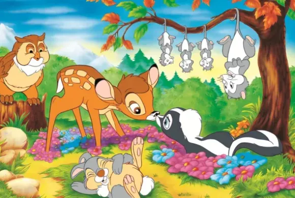 40e Anniversaire Trefl - Bambi Et Les Amis De La Forêt - Disney Bambi