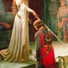 Edmung Blair Leighton - L'Adoubement