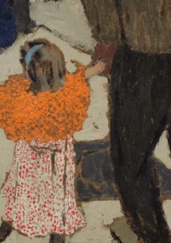 Edouard Vuillard : Enfant portant un foulard rouge, 1891