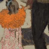 Edouard Vuillard : Enfant portant un foulard rouge, 1891