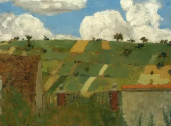 Edouard Vuillard : Paysage d'Ile de France, 1894