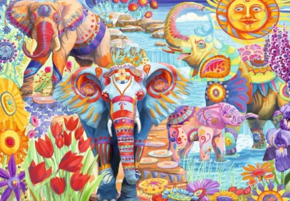 Elephants in the Garden
