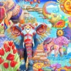 Elephants in the Garden