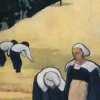 Emile Bernard: La Moisson, 1888