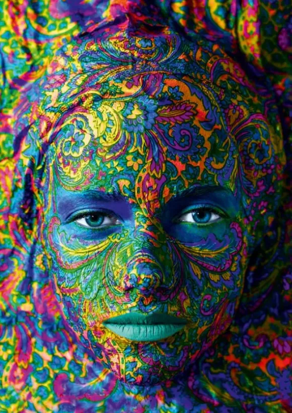 Face Art - Portrait of woman