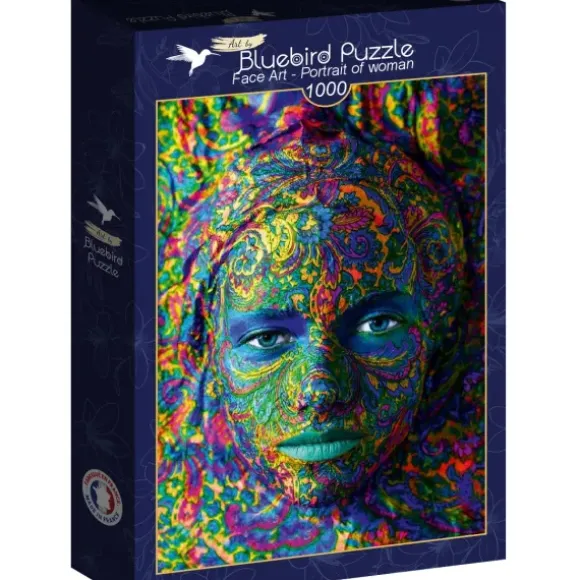 Face Art - Portrait of woman