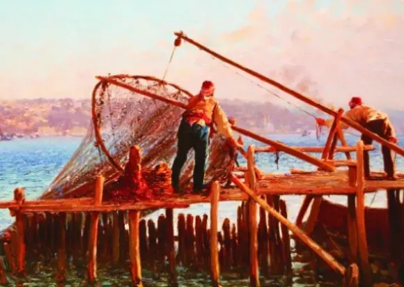 Fausto Zonaro: Pêcheurs