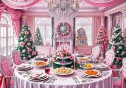 Festin de Noël en Rose