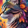 Floral Cat