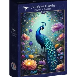 Flowers & Peacock