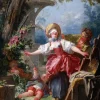 Fragonard Jean-Honoré - Jean-Honoré Fragonard: Blind Man's Bluff