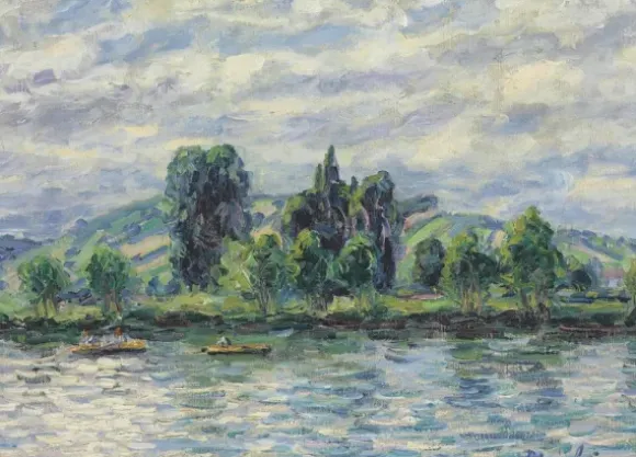 Francis Picabia - Bords de l'Yonne, Effet de Soleil, 1906