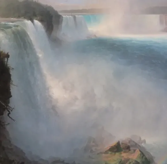 Frederic Edwin Church : Les Chutes du Niagara - Côté Américain, 1867