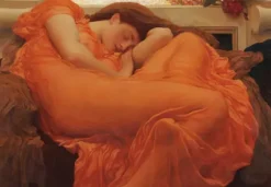 Frederic Leighton - Flaming June - Détail