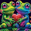 Frogs In Love