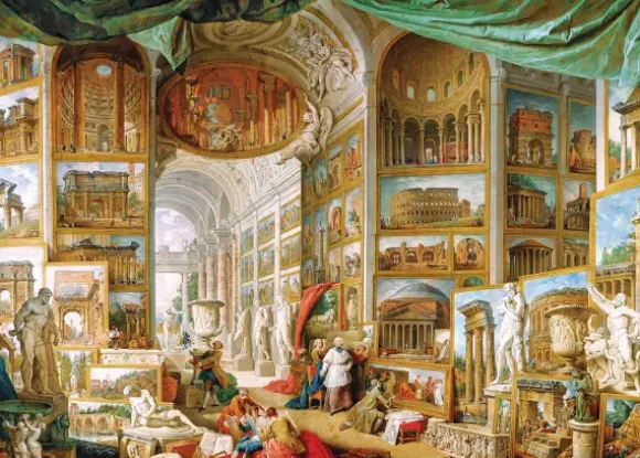 Galerie du Rome antique by Paolo Pannini
