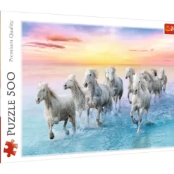 Galloping White Horses