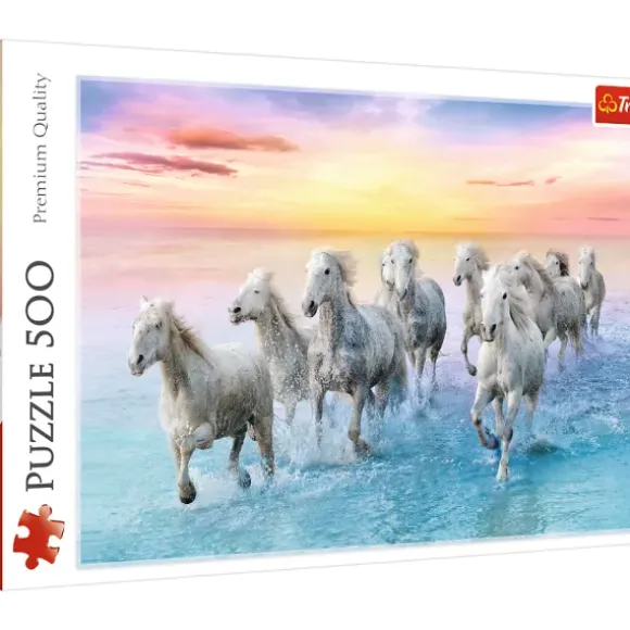 Galloping White Horses
