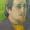 Gauguin Paul - Paul Gauguin : Autoportrait Dédicacé à Carrière, 1888-1889