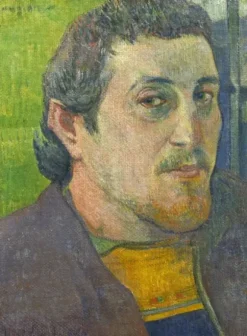Gauguin Paul - Paul Gauguin : Autoportrait Dédicacé à Carrière, 1888-1889