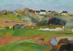 Gauguin Paul - Paul Gauguin : Paysage à Pouldu, 1890