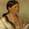 George Catlin : Femme Aigle - Shawano, 1830